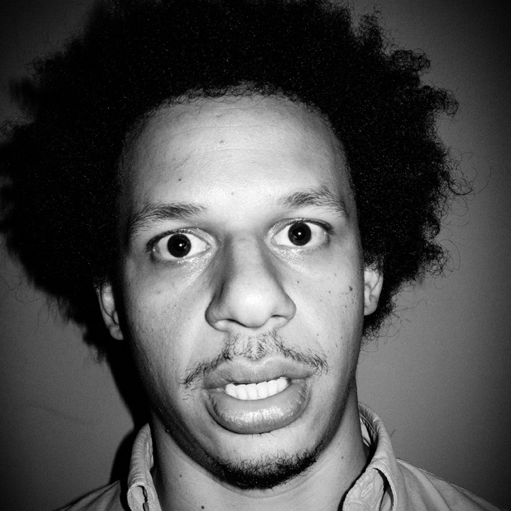 A close-up portrait of comedian Eric Andre